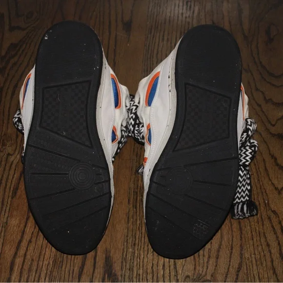 Lanvin Curb Sneakers 'White Blue Orange' - Picture 4 of 5